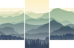 Obraz - Forest Mountain (90x60 cm)