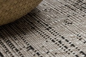 Koberec SIZAL FLOORLUX 20211 strieborný / čierny