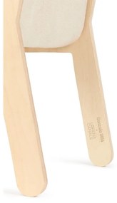 Detská stolička v prírodnej farbe Kaarol Earth – Lorena Canals