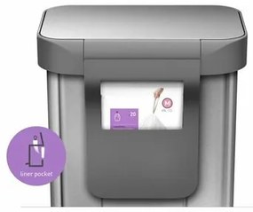 Simplehuman CW2024 45 l kefovaná nerezová, 45 l