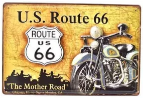 Ceduľa 3D - U.S. Route 66