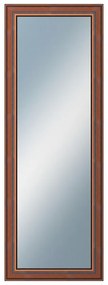 DANTIK - Zrkadlo v rámu, rozmer s rámom 50x140 cm z lišty ANGLIE hnedá (561)