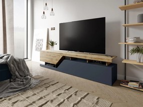 Tv stolík/skrinka Bekas 200, Farba: biela / wotan
