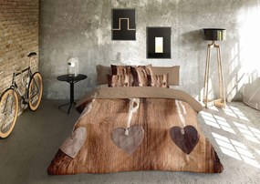 Srdiečkové obliečky MADEIRA Cacao