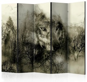 Artgeist Paraván - Mountain Predator (Beige) [Room Dividers]