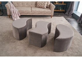 Sivý taburet Alya – Artie