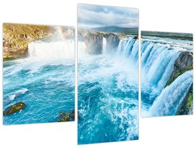Obraz - Vodopád Godafoss (90x60 cm)