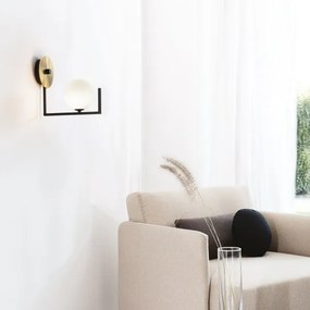 Ideal Lux - LED Nástenná lampa BIRDS 1xG9/3W/230V čierna/zlatá