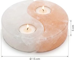 Soľný svietnik Yin Yang 1,7 kg