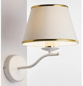 Jupiter 2086 - Nástenné svietidlo SAMBA 1xE27/15W/230V biela/zlatá