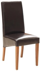 Jedálenská stolička Tomi - drevo D3 / tmavohnedá (G300)