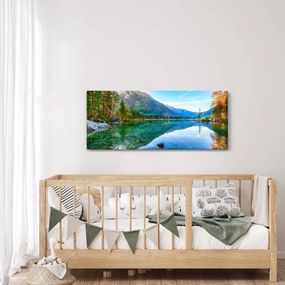Obraz - Jazero Hintersee (120x50 cm)