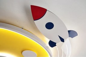 Brilagi -LED Detské stropné svietidlo STARSHIP LED/64W/230V 3000/4500/6000K žltá