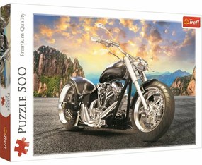 Trefl Black motorcycle 500 dielov puzzle