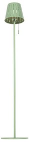 Vonkajšia stojaca lampa zelená vrátane LED 3-stupňového stmievania na solár - Ferre