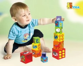Edukačné kocky Viga 59461