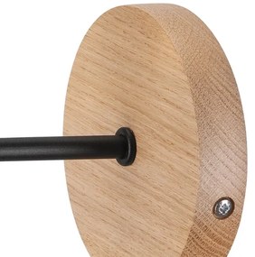 Nástenné svietidlo VITO OAK 1xE27/60W/230V