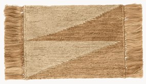 Ručne tkaná jutová rohožka Studie