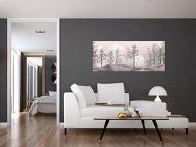 Obraz lesa (120x50 cm)