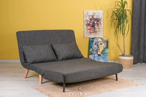 Pohovka futon Fillie (Tmavá sivá). Vlastná spoľahlivá doprava až k Vám domov. 1073398
