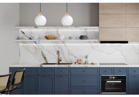 Závesné svietidlo Costa, 2x biele sklenené tienidlo, b/g