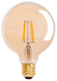 LED Globe E27 4,1W 310lm teplá biela zlatá 3 kusy