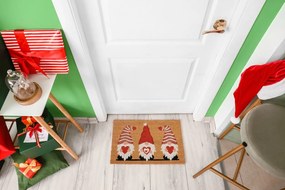 Rohožka Trpaslíci 106195 - na von aj na doma, 40x70, hnedá, chodba / predsieň, Hanse Home