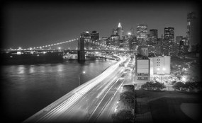 Fototapeta - New York Brooklyn Bridge City (254x184 cm)