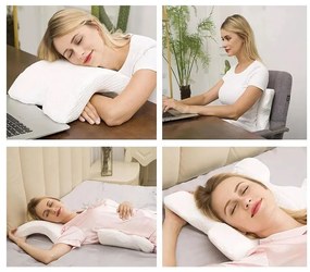 Ergonomický vankúš tvarovaný do oblúka