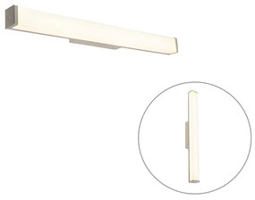 Moderná nástenná lampa do kúpeľne oceľ 62 cm IP44 - Cascada