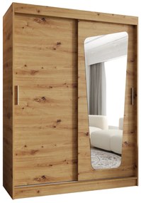 Šatníková skriňa 150 cm Mokka (dub artisan). Akcia -20%. Vlastná spoľahlivá doprava až k Vám domov. 1126027