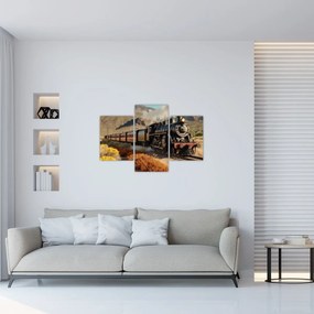 Obraz - Parná lokomotíva (90x60 cm)