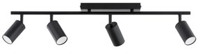 Bodové svietidlo KAMEL 4xGU10/10W/230V čierna