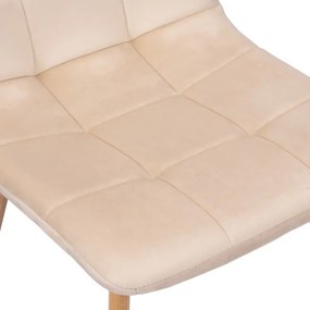 Jedálenská stolička MONTANA VELVET béžová