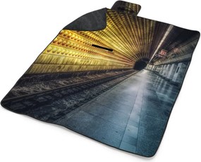 Sablio Plážová deka Pražské metro: 200x140 cm
