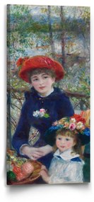 Sablio Obraz Dve sestry (Na terase) - Pierre-Auguste Renoir - 110x50 cm