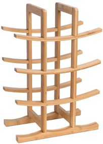 Stojan na víno TODGAR bambusový