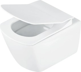 Deante Závesný WC komplet bez okraja Anemon - CDZD6ZPW, vrátane SoftClose sedadla