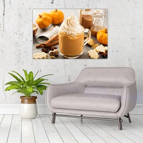 Obraz - Tekvicové latte (90x60 cm)