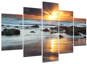Obraz - More zaliate slnkom (150x105 cm)
