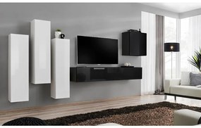 Obývacia stena Switch III Biely/Čierna