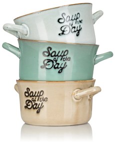 Kameninová polévková miska Freedom 500 ml zelená