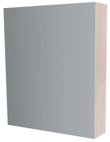 Mereo, Mereo Kúpeľňová zrkadlová skrinka 80 cm, galerka, 2 x dvierka, Multidecor, Dub Patinovaný, MER-CN798G82DUP1