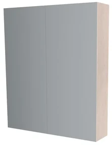 Mereo, Mereo Kúpeľňová zrkadlová skrinka 80 cm, galerka, 2 x dvierka, Multidecor, Dub Patinovaný, MER-CN798G82DUP1