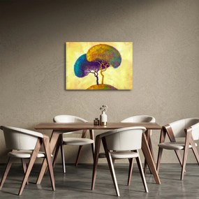Obraz - Stromy na kopci (70x50 cm)