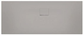 VILLEROY &amp; BOCH Squaro Infinity obdĺžniková sprchová vanička z materiálu Quaryl, do rohu - pravou stranou ku stene, protišmyk (C), 1700 x 700 x 40 mm, Grey, UDQ1770SQI2RV-3S