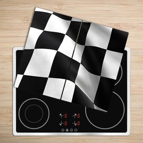 Sklenená doska na krájanie Dokončiť vlajku 60x52 cm