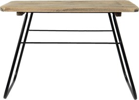Drevený dekoračný antik stolík na rastliny - 46 * 26 * 33 cm
