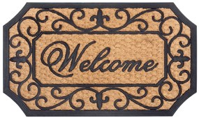 Hanse Home, Rohožka Welcome 105713 – na von aj na doma, 45x75, hnedá, chodba / predsieň