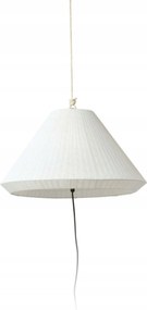 Faro Saigon šedá/biela prenosné a závesné svietidlo E27 IP65, textilný tieň